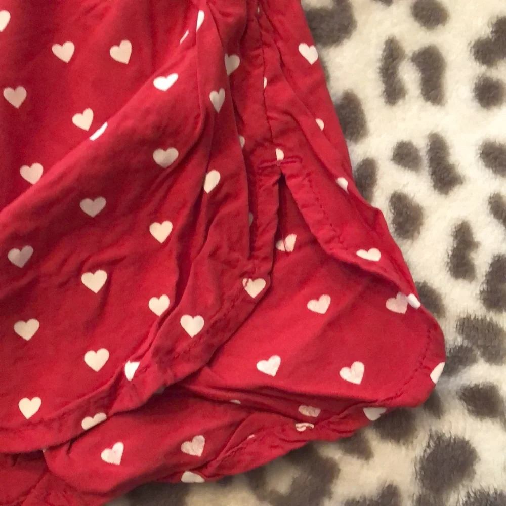 GapKids Red Skater Dress in Red and Hearts Print Size XL 12 Regular Girls